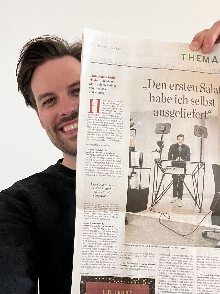 Protofy im Hamburger Abendblatt