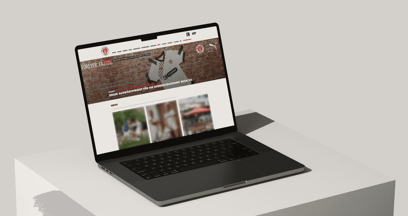 Illustration FC St. Pauli Website