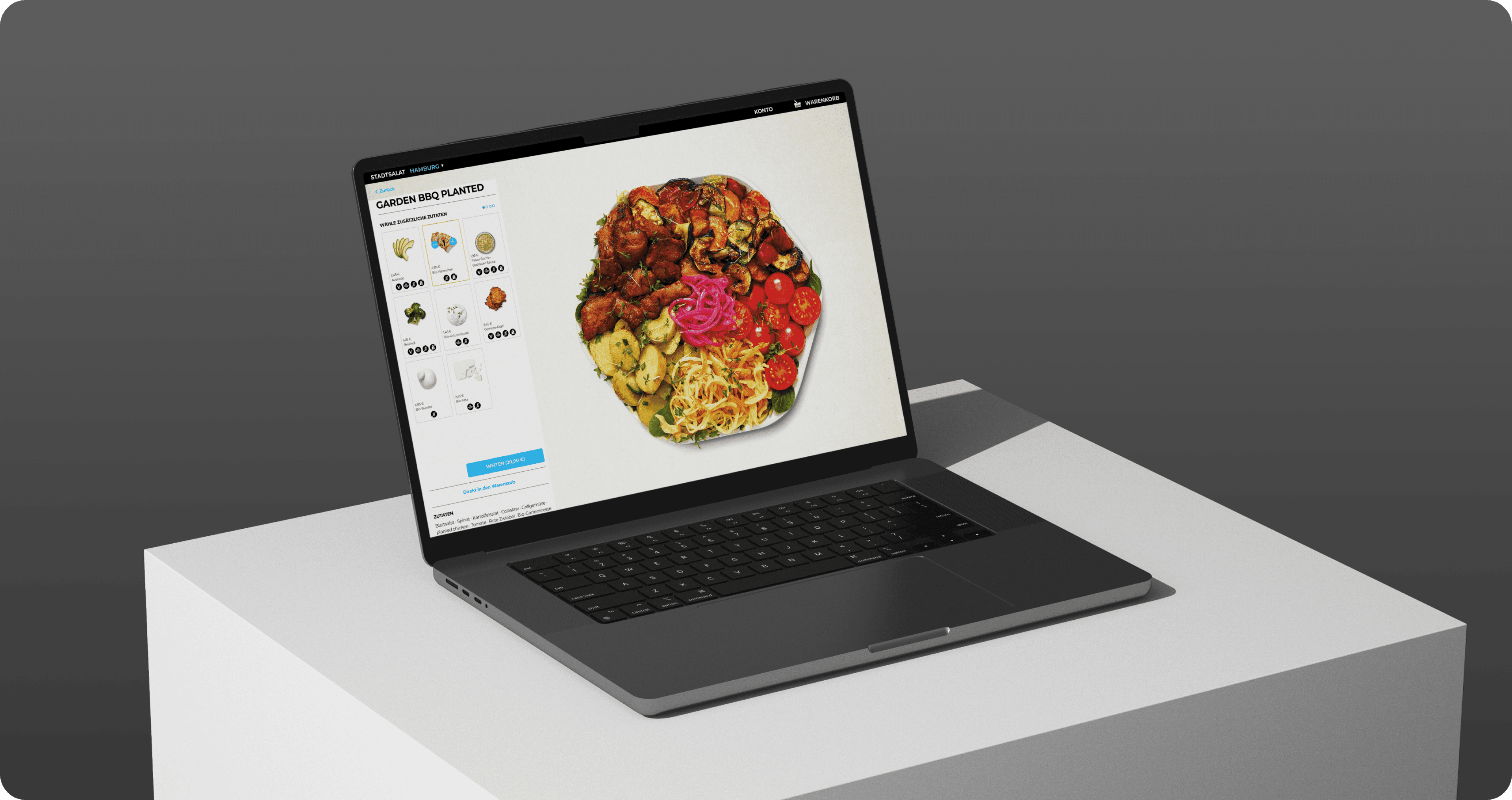 Illustration Stadtsalat Website