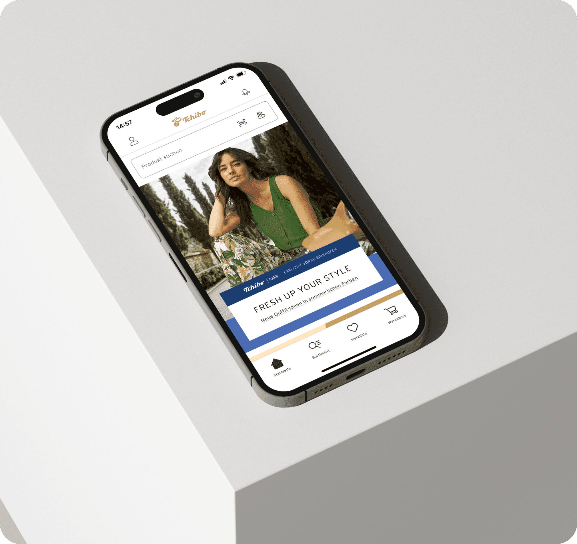 Illustration Tchibo Mobile App