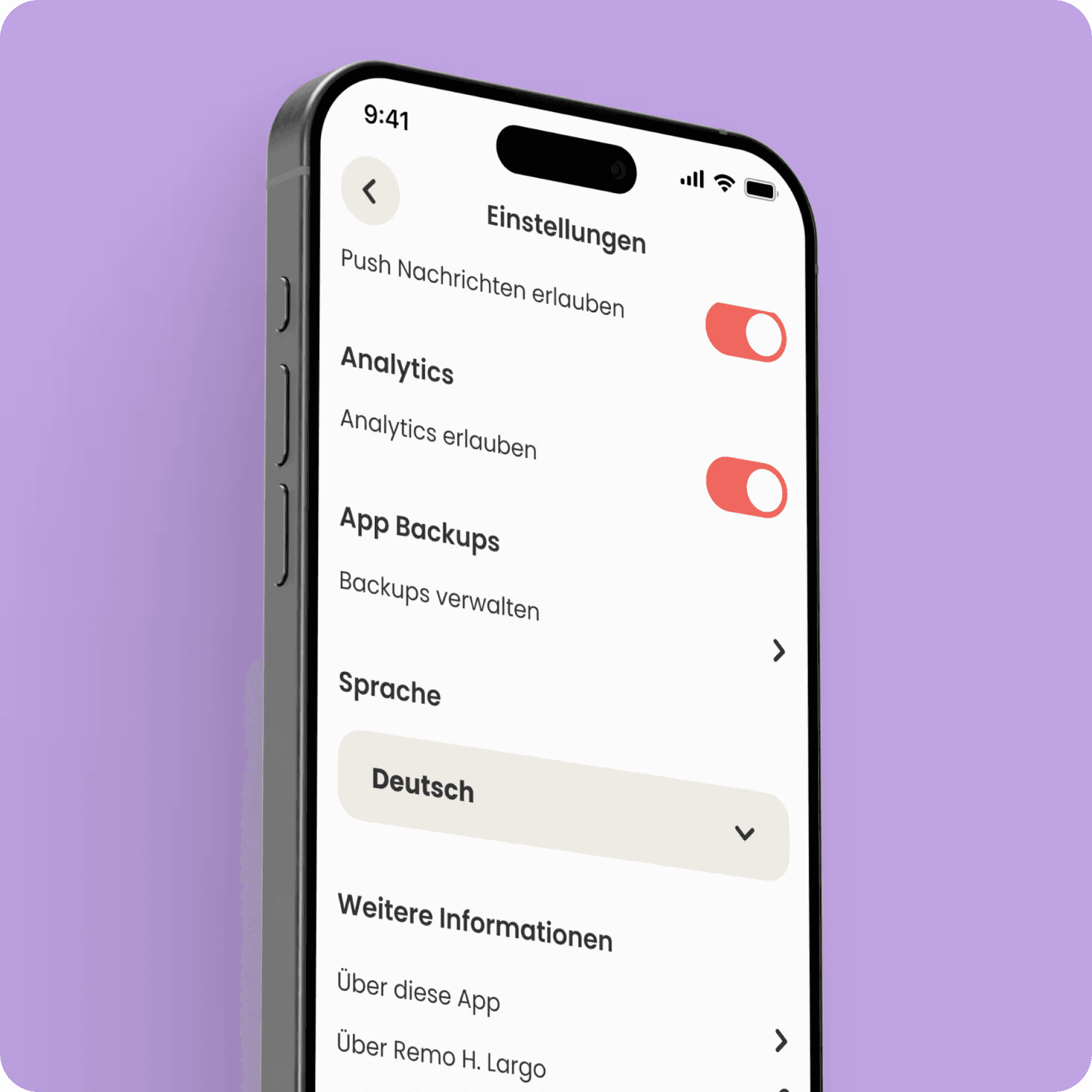 Babyjahre-App – Einblick ins Projekt